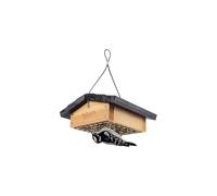 Comedero para p jaros invertido Nature's Way Bird Products CWF2 de madera de cedro con sebo, 21,5 cm de largo x 21,5 cm de ancho x 10,5 cm de alt