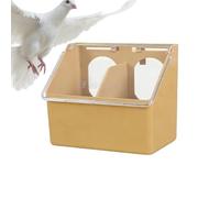 Comedero para pájaros, cuenco grande resistente a la lluvia impermeable | Dispensador de comida para palomas - para periquito de codorniz pollo loro aves de corral al aire libre jaula jardín granja