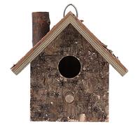 Comedero para Pájaros De Madera, Casa para Pájaros para Exteriores, Casas para Pájaros Al Aire Libre, Caseta para Pájaros De Madera, Espacio Libre, Pinzón Azul, Cardenales, Casa para Pájaros para Ver
