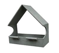 Comedero para pájaros de ventana con diseño frontal abierto, fomenta la interacción natural de los pájaros mientras mantiene la seguridad en interiores (gris)
