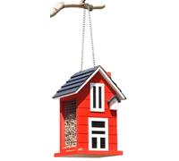 Comedero para pájaros para colgar, comedero de madera, comedero para pájaros, comedero para balcón, comedero para pájaros, comedero para pájaros, aves silvestres, decoración de jardín, exterior