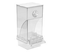 Comedero para pájaros sin ensuciar para jaula,Comedero automático para pájaros para jaula - Comederos para loros de acrílico transparente antiderrames - Comedero para pájaros en el interior de la jaul