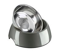 Comedero para Perro Hunter Gris 350 ml Acero Inoxidable
