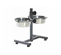Barra 2 comederos-2x0.75l- Ã¸15cm- Alt 27cm