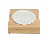 Comedero para Perro Trixie Blanco Natural Bambú Ø 12 cm 250 ml 15 × 5 × 15 CM