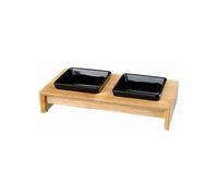 Comedero para Perro Trixie Negro Doble