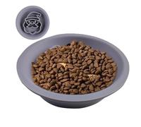 Comedero para perros de comer lento, comedero para perros - Cuenco de comida de Navidad para gatos de silicona - Cuenco para perros de doble cara, comedero para mascotas, comedero lento para perros