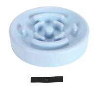 Comedero para Perros Slow Feeder, Bol Interactivo de alimentación Lenta 20x20x4cm Violeta - Previene atragantamientos, Mejora digestión y estimula mentalmente a Perros pequeños y (Azul)