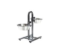 Comedero para perros Trixie de doble soporte con niveles independientes | 1 unidad - 2,8 L