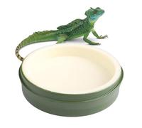 Comedero para reptiles, contenedor de cebo para reptiles, cuenco de esquina duradero para comer reptiles, lagarto barbudo, cangrejo ermitaño, , rana, gecko, cuenco de agua para alimentador de
