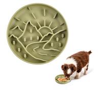 Comedero Perro Antivoracidad, Comedero Lento para Perros, Antideslizante Sílice, Fun Feeder Slo-Bowl, Plato Interactivo, Cuenco antiregurgitación para Perros Pequeños y Medianos