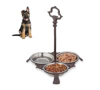 Comedero perro cuencos de acero inoxidable soporte elevado para comederos
