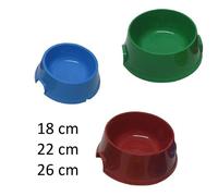 Comedero Plástico Colores 18 cm - Rosa