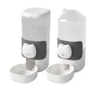 Comedero y agua automático para perros,Alimentador y agua automático para perros - Dispensador de comida para gatos | Comedero y dispensador de agua para perros y gatos, juego de comedero y bebedero p