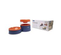 Comedero y Bebedero para Gatos, 2 en 1, Azul, Dispensador Automático de Agua, 1L