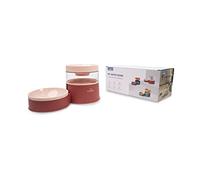 Comedero y Bebedero para Gatos, 2 en 1, Rosa, Dispensador Automático de Agua, 1L