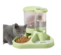 Comedero y bebedero para perros | Kit de comedero automático 2 en 1 | Herramienta de alimentación transparente para gatos, perros y otros animales