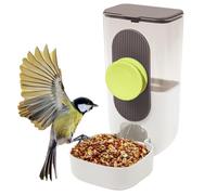 Comederos automáticos de aves para jaula, alimento para la jaula de aves y agua | Accesorios automáticos de alimentos automáticos, accesorios para la jaula de federal para loros para líos, cockAtis, p