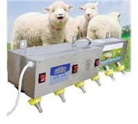 Comederos automáticos de pezón para ganado, máquina de succión de leche y agua a temperatura constante, 6 unidades, universal para corderos y lechones, 220 V