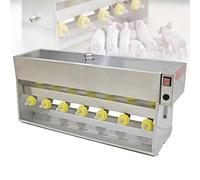 Comederos Automáticos Doble Cara Lechones，Simulación Sonora，Calefacción Constante，Comedero Leche Acero Inoxidable，Bomba Agua Circulante Integrada Para Pastizales(14 heads)