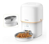Comederos automáticos para Gatos, dispensador de Comida para Gatos de 3 litros, fácil de Usar, alimentador automático para Mascotas con más de 180 días de duración de la batería, 1-6 Comidas, Control