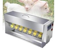 Comederos automáticos para lechones, alimentador de pezón totalmente automático de doble cara con simulación de sonido y temperatura constante para granjas y ranchos