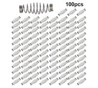 Comederos de cebo de resorte de anzuelo de pescado, 100 piezas, accesorios de pesca para una mayor probabilidad de captura (L)