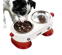 Comederos elevados para Perros Dispensador de Agua y Comida 2 en 1