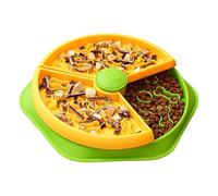 Comederos lentos para Perros | Dispensador Interactivo de Comida con Rotación 360 Grados | Cuenco De Comida Lenta para Perros De 2 Capas,para Perros de Caza y Bulldog Cachorros Gatos