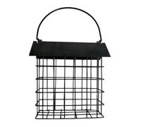 Comederos para pájaros a Prueba de Ardillas, Jaula de Alambre Verde para Bolas de Grasa, Herramienta de alimentación de Metal, Resistente a la Intemperie, Exterior para pájaros, para Ver Ver