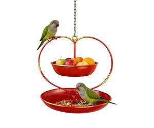 Comederos para Pájaros Decorativo Corazón Doble Capa para Jardín