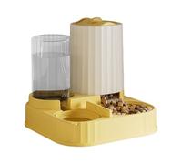 Comederos y bebederos automáticos para Mascotas, diseño Spill-FR EE, 25 x 25 x 22 cm, autoalimentación de Gran Capacidad, para Gatos G ravity, Material BPA, para Cachorros, Animales