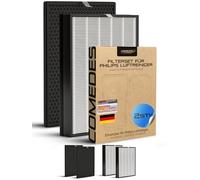 Comedes Juego de filtros de repuesto para AC3256, AC3259 (Serie 3000) y CRP431 purificadores de aire con Philips | Filtro HEPA y carbón activo, utilizable en lugar de FY3432/10 y FY3433/10