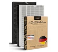 Comedes Juego de filtros para AC1215 y AC2729 (Serie 1000) purificadores de Aire con Philips | Filtro HEPA y carbón Activo, utilizable en Lugar de FY1410 y FY1413 (1)