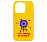 Comedia Flechas Shakespeare Juego de Palabras Título Humorous Mime Carcasa para iPhone 15 Pro