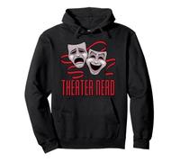 Comedia Y Tragedia Teatro Nerd Sudadera con Capucha