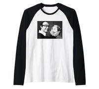 Comediantes Eric Morecambe y Ernie Wise 1976 Camiseta Manga Raglan