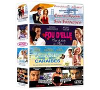 Comédies américaines - Coffret 4 films : Coup de foudre à Sans Francisco + Fou d'elle + Lune de miel aux Caraïbes + Sexe, mensonges et virginité [Francia] [DVD]