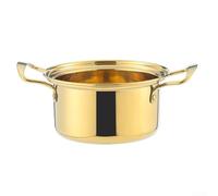 Comedor personalizado con una olla caliente de doble sabor de acero inoxidable, perfecta para los amantes del Shabu Shabu (5 ollas de acero para orejas)