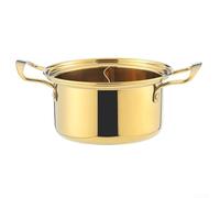 Comedor personalizado con una olla caliente de doble sabor de acero inoxidable, perfecta para los amantes del Shabu Shabu (6 ollas de acero para orejas)