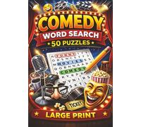 Comedy Word Search: 50 themed puzzles about very funny comedians, tv shows, and movies. Fun and educational for teens and adults!