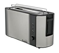Comelec - TP 1726 tostadora 1 rebanada(s) 1000 W Negro, Acero inoxidable