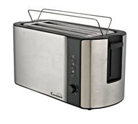 Comelec - TP 1727 tostadora 2 rebanada(s) 1400 W Negro, Acero inoxidable