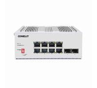 COMELIT IPSWP10N02A - Interruptor 8 Puertos Poe + 2 Sfp Gigabit Din