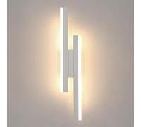 Comely Aplique de Pared Interior LED, 3 Temperatura de Color Lámpara de Pared LED Moderna, 16W Blanco Iluminación de Pared para Dormitorio, Estudio Comedor, Pasillo, 3000K/4500K/6500K