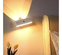 Comely Aplique de Pared Interior LED, 3600mAh Lampara Pared con Batería Recargable, 3000K-6500K Regulable, Táctil+Mando a Distancia, 360° Giratoria Aplique Inalámbrico Para Dormitorio