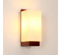 Comely Aplique de Pared Interior Vintage, Lámpara de Pared Madera E27 Iluminación Interior, Luz de Pared Retro para Dormitorio, Sala de Estar, Cocina, Pasillo (Bombilla no Incluida)