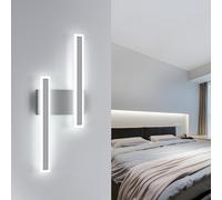 Comely Aplique LED de Pared Interior 32W 3600LM Blanco Lampara de Pared Led Moderna 6500K Apliques Luz Pared Interior para Sala de Estar Dormitorio Escaleras Pasillo