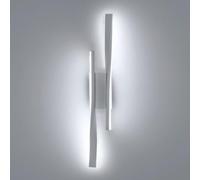 Comely Aplique Pared Interior LED, 16W Lámpara de Pared Moderna Blanco Frío 6500K, Iluminación Luz pared LED para Salon Pasillo Escalera Dormitorio Comedor, Blanco