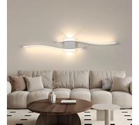 Comely Aplique Pared Interior LED, 27W 3000LM Blanco Línea Lámpara de Pared LED para Dormitorio, Estudio, Comedor, Pasillo, Luce Neutra 4500K
